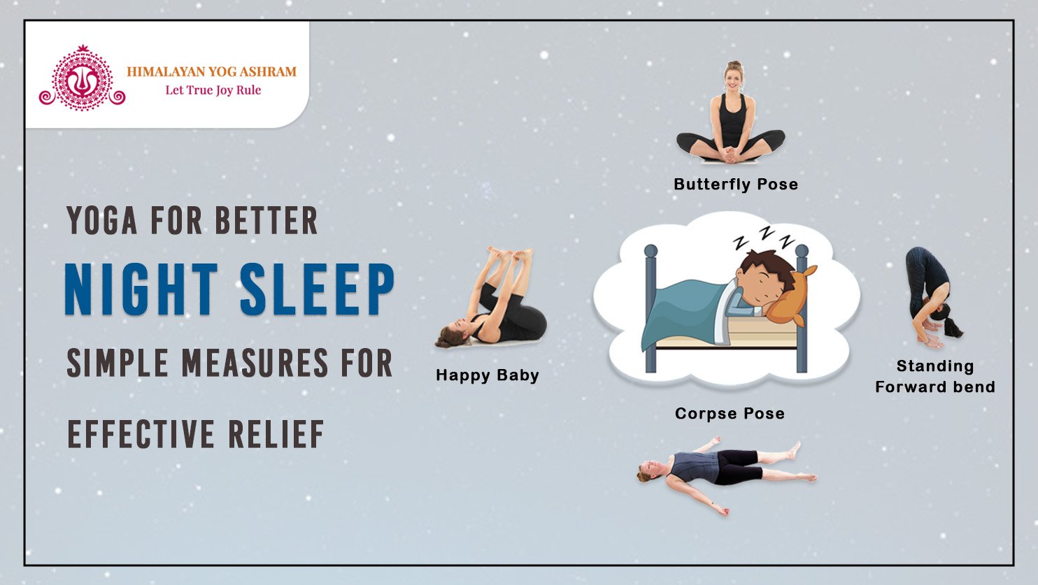 Yoga For Better Night's Sleep - Simple Measures For Effective Relief