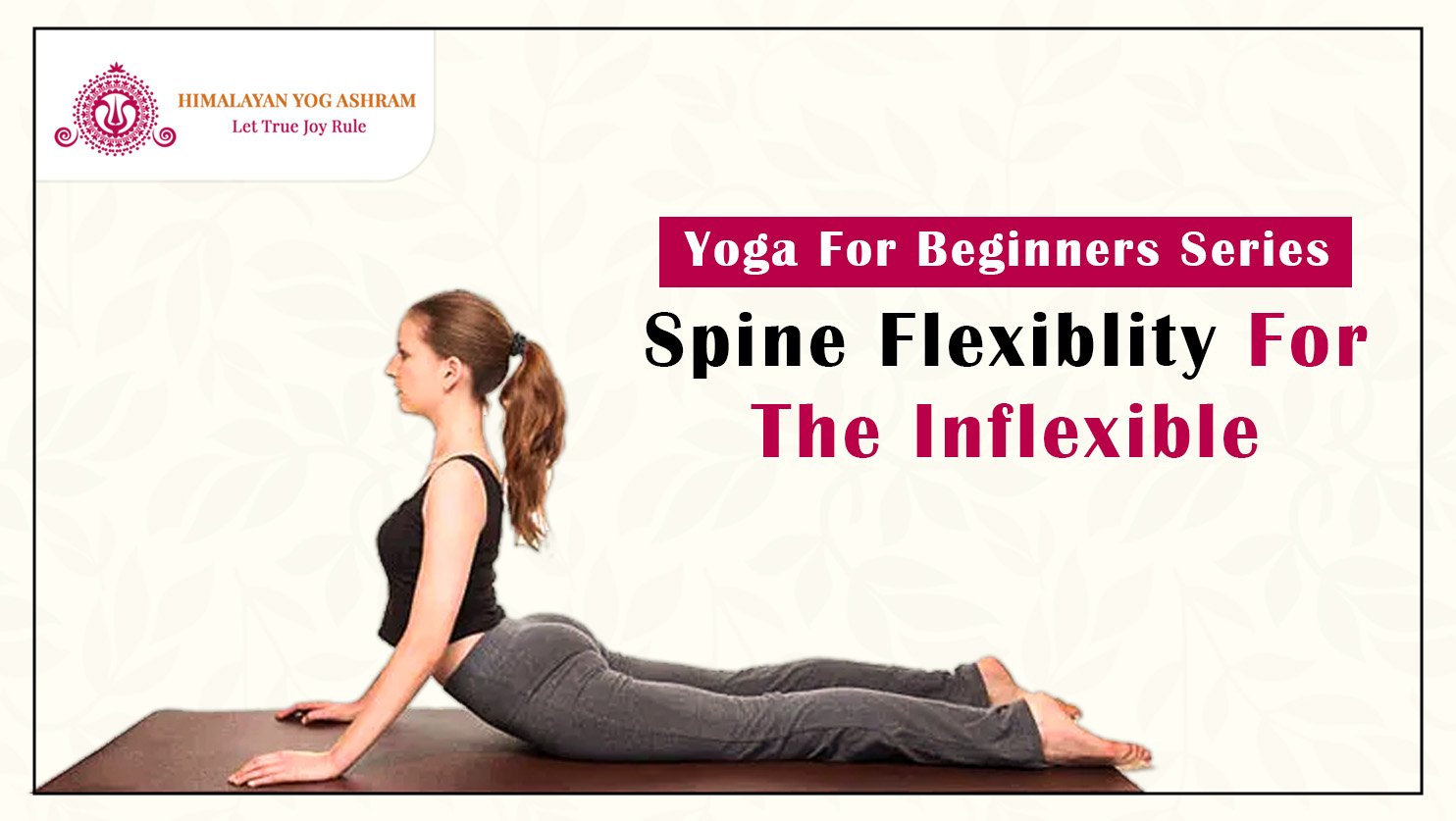 Yoga For Beginners Series – Spine Flexiblity For The Inflexible