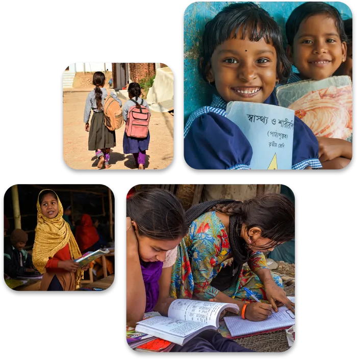 Children supported by Khushi Charitable Society